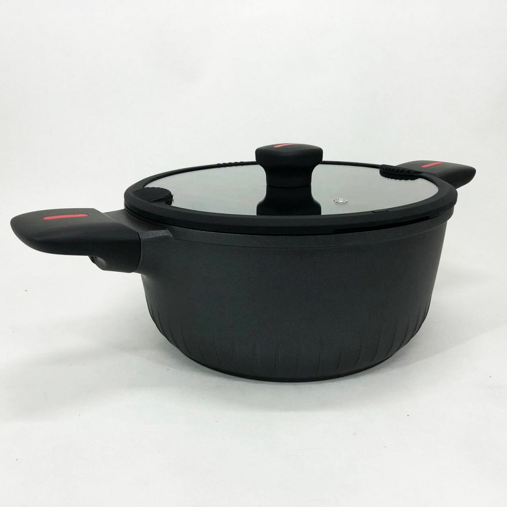 Кастрюля Magio MG-1171 Литая антипригарная 5л 24 см TA-60 Львов - изображение 3