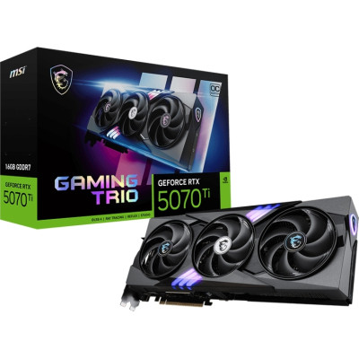 Відеокарта MSI GeForce RTX5070 Ti 16GB GAMING TRIO OC (RTX 5070 Ti 16G GAMING TRIO OC) Вінниця - фото 7