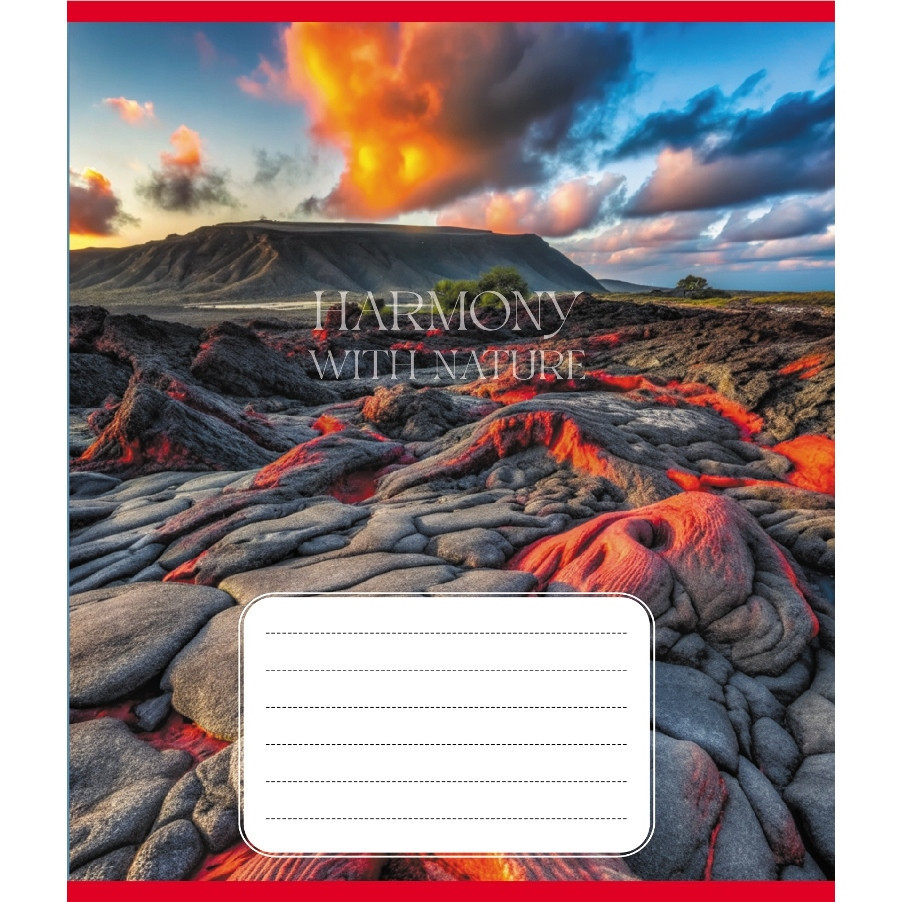 Зошит загальний "Гармонія з природою" 060-610277K-5 в клітинку, 60 аркушів Вінниця - фото 1