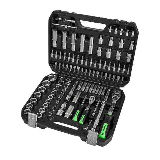Професійний набір інструментів в кейсі Winso Pro 1/2", 1/4" 72T, CR-V, 110од. Львів