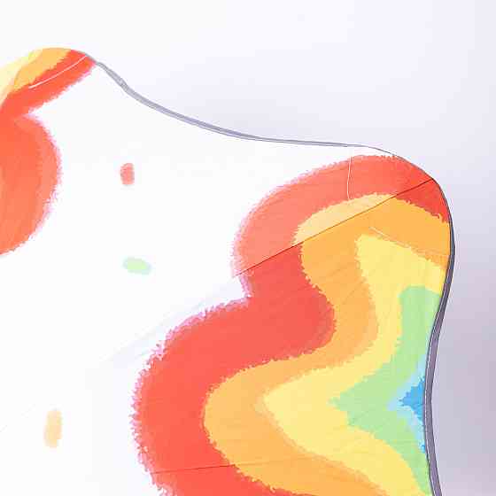 Зонт детский механический элегантный с принтом прочный надежный из полиэстера диаметр 90 см Белый HP-23-13W Киев