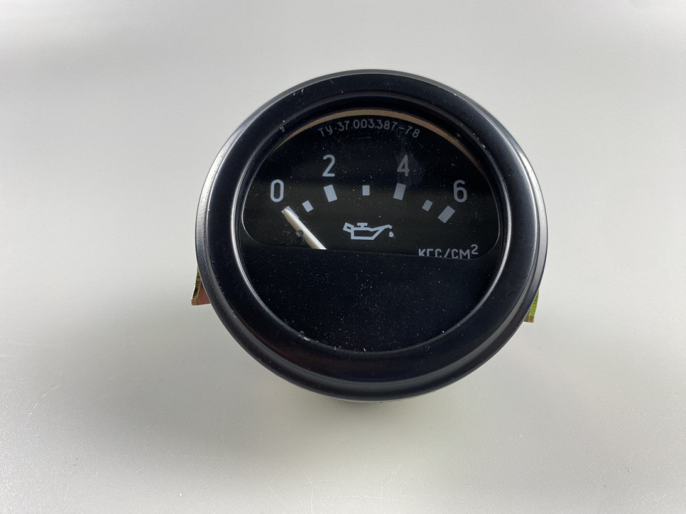 Покажчик тиску оливи ГАЗ УАЗ ЗІЛ 12 В електричний діаметр 60 мм 0-6 кгс/см3 Мукачево - фото 8