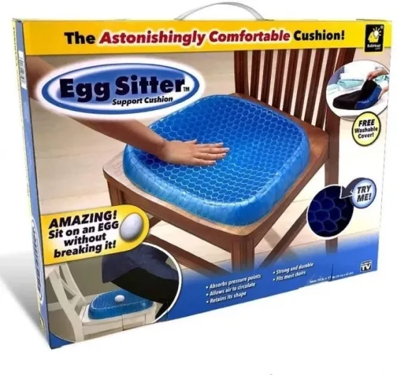 Гелева подушка Egg Sitter   Ортопедична подушка Egg Sitter - М'яка ортопедична подушка для сидіння дозволяє комфортно працювати, ї Одеса