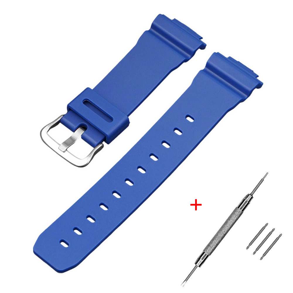 Ремінець для Casio G-Shock DW-6900 Blue SI SBR Київ - фото 1