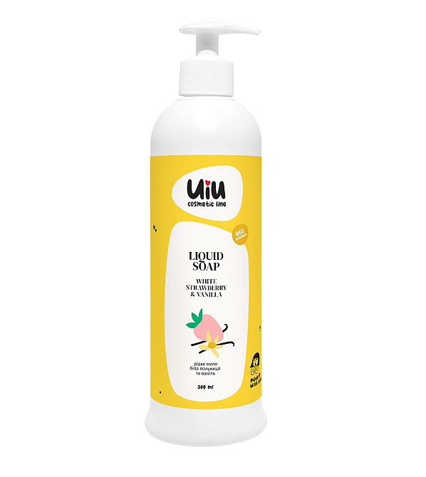 Рідке мило Біла полуниця&Ваніль UIU DeLaMark 300 мл Київ - фото 1