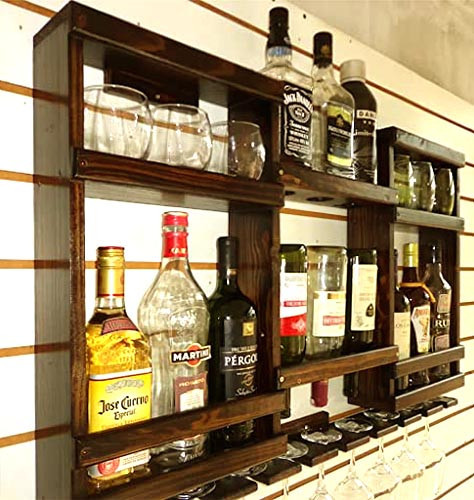 Настенная винная полка 