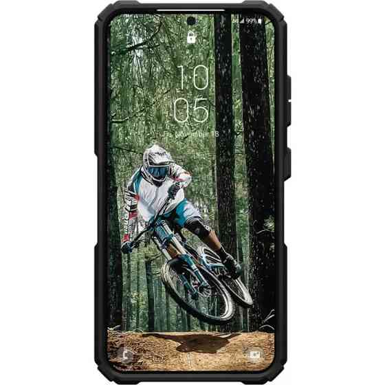 Чохол-накладка Urban Armor Gear Plasma XTE MagSafe для Samsung Galaxy S24 SM-S921 Black/Silver (214448114034) ( 12487 ) Харьков