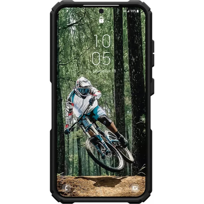 Чохол-накладка Urban Armor Gear Plasma XTE MagSafe для Samsung Galaxy S24 SM-S921 Black/Silver (214448114034) ( 12487 ) Харьков - изображение 2