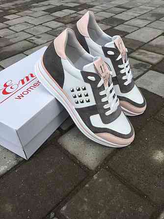 EMELI Кросівки жіночі EMELI 821/5 комбінований (весна-осінь, шкіра натуральна) (2707) лише 38р. Коломия