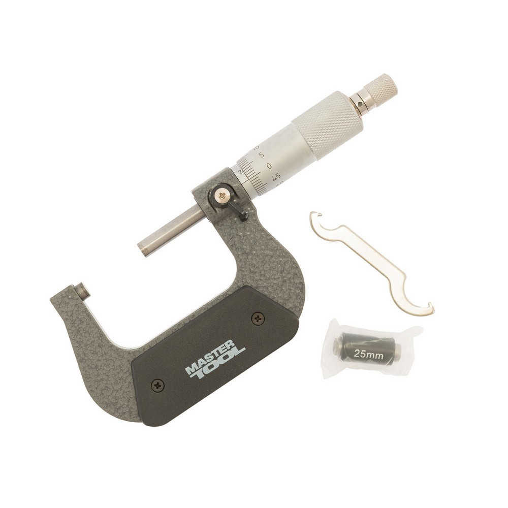 MASTERTOOL Мікрометр MASTERTOOL 25-50 мм точність 0.01 мм 30-0622 Коломия - фото 4