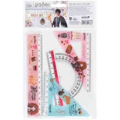 Линейка Kite набор: линейка 15 см, 2 угольника, транспортир Harry Potter (HP25-282) Винница