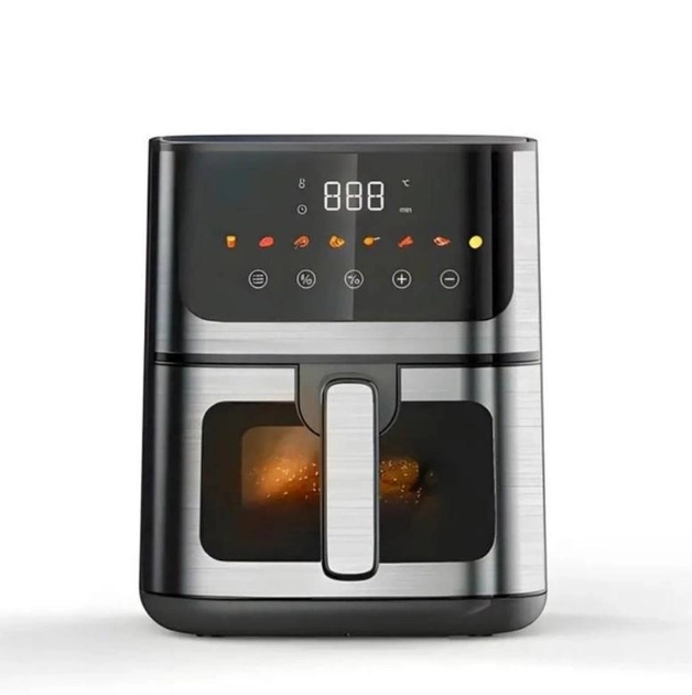 Аерогриль із сенсорним дисплеєм Rainberg RB-2268 4200 Вт, Об'єм 8л, чаша 3л, таймер до 30 хвилин Одеса - фото 3