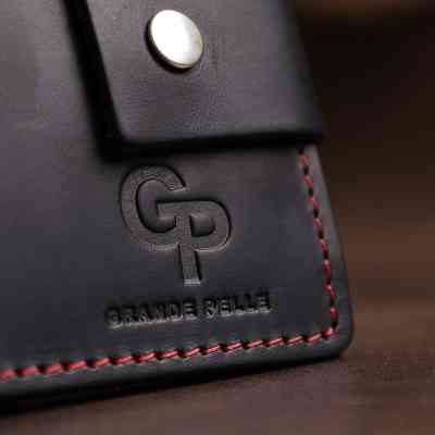 Портмоне Grande Pelle Шкіряне Чорне (11542) Вінниця