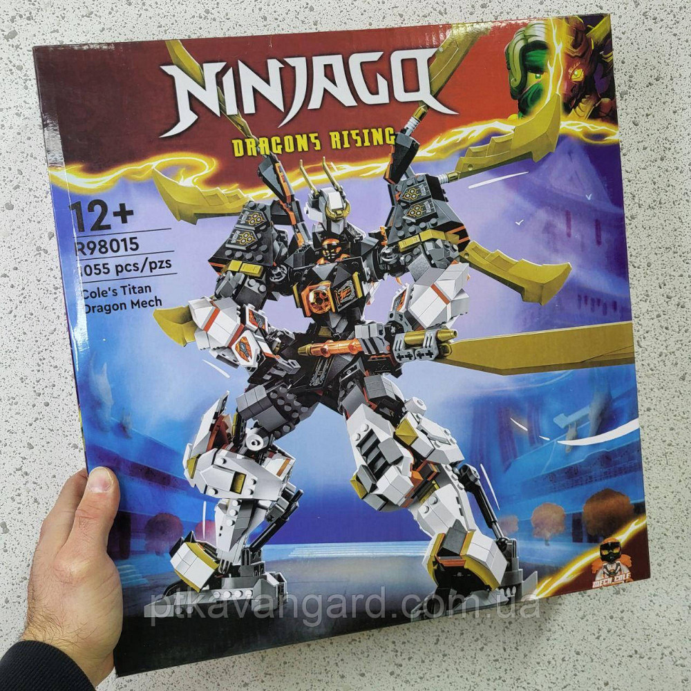 Конструктор блоковий Ninjago Титан-дракон Коула 1055 деталей R 98015 Хмельницький - фото 2