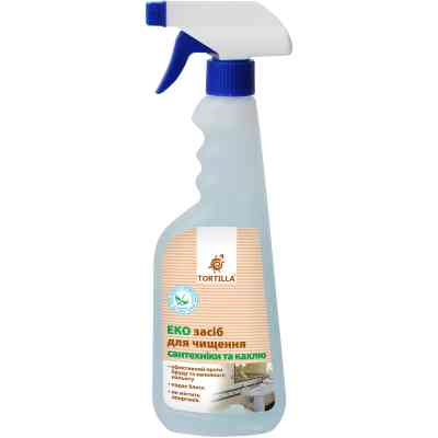 Спрей для чистки ванн Tortilla Эко средство для сантехники и кафеля 450 мл (4820178060592) Вінниця