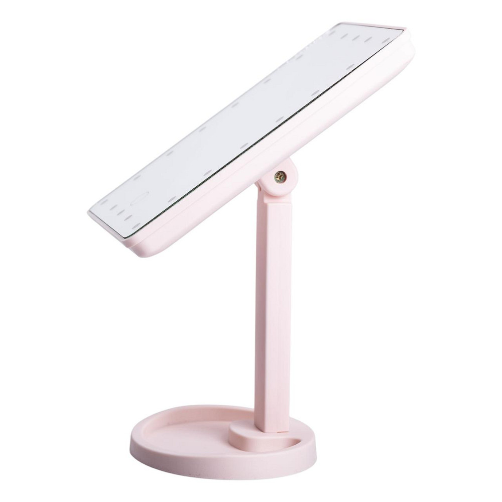 Yiwu Настільне дзеркало з підсвічуванням 22 LED для макіяжу 21х16 см прямокутне на ніжці USB Ро Коломыя - изображение 2