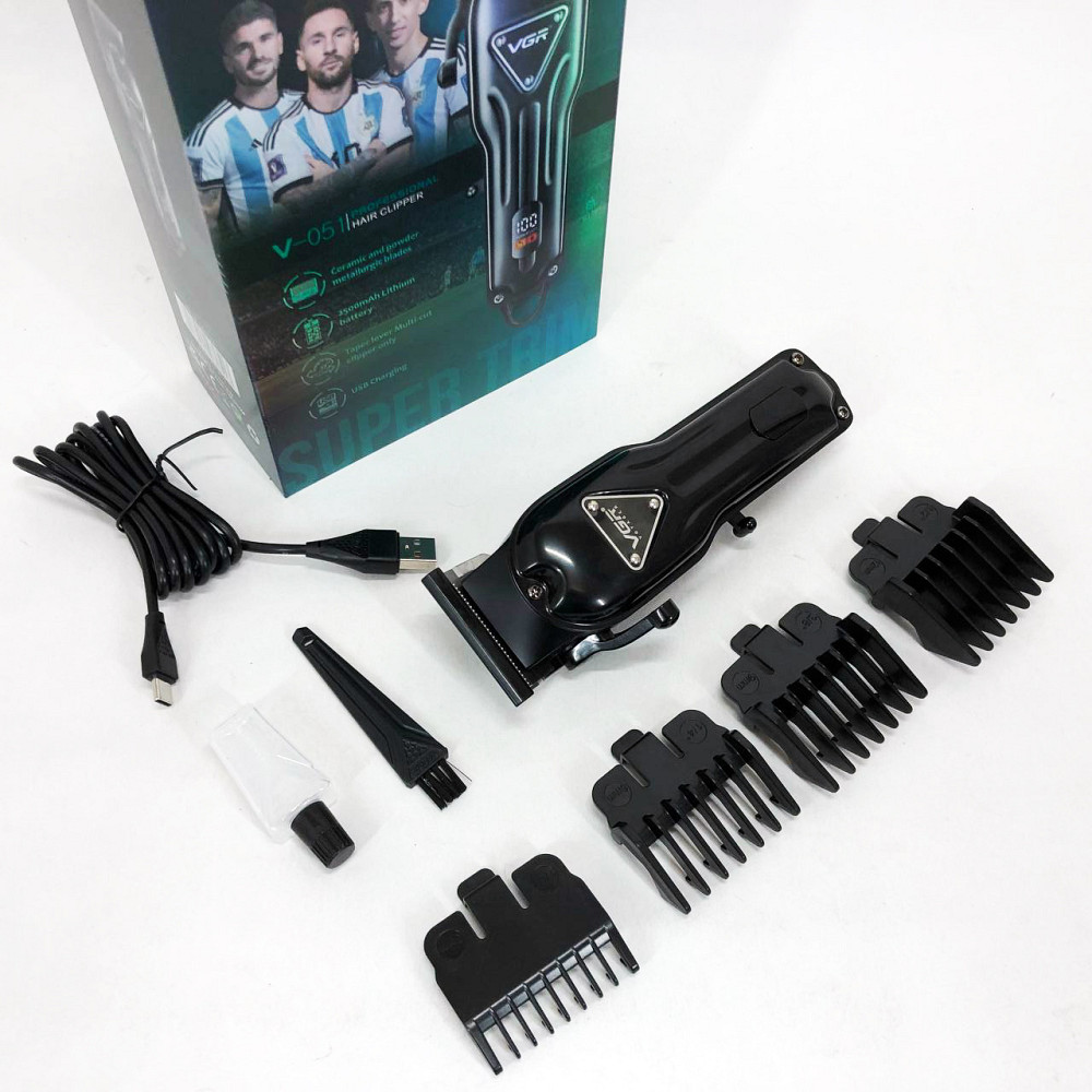 Універсальні машинки для стрижки волосся VGR V-051, Професійний бездротовий тример YZ-23 Львів - фото 11