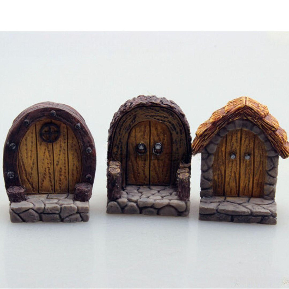 Декоративные дверцы из полистоуна для мини-сада, флорариума, моссариума, вазона, микроландшафта, творчества круглая Одесса - изображение 3