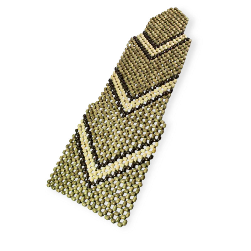 Накидка сидіння масажна кісточка "лак" комбінована (2 шт) Мукачево - фото 1