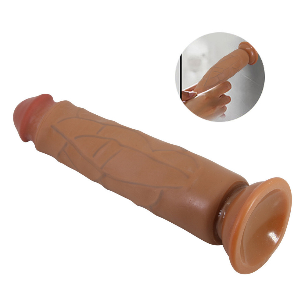 Фалоімітатор - Barbara Alcmene Dildo 9,8" Brown Sex Aura Київ - фото 7