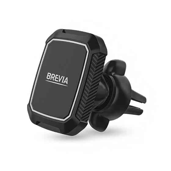 Держатель телефона автомобильный Brevia AirClip MagSlim на дефлектор, 6 магнитов Львов