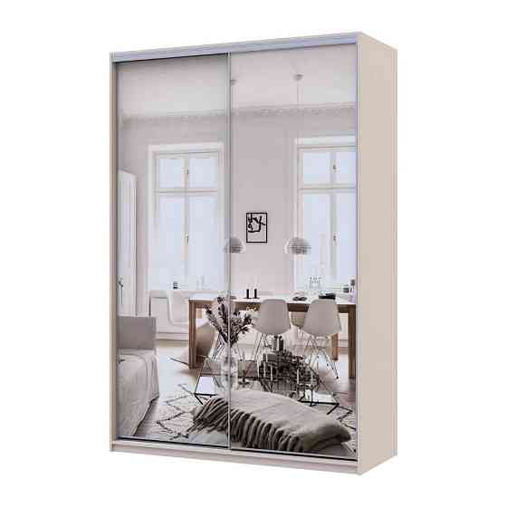 Шкаф-купе Doros Сити Лайт Кашемир 2 зеркала 150х60х225 (80736359) Днепр