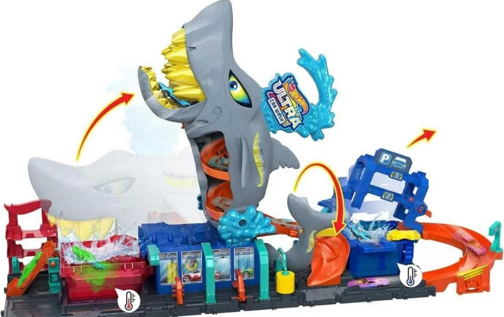 Трек набор Хот Вилс Сити Автомойка Супераккула Hot Wheels HTN82.  ОРИГІНАЛ! Харьков - изображение 3