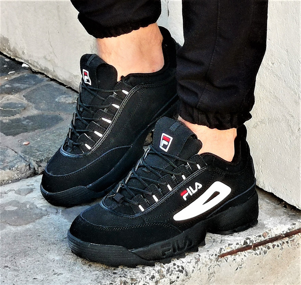 Кроссовки FILA Disruptor Черные Фила Мужские (размеры: 43,44,45) Днепр - изображение 2