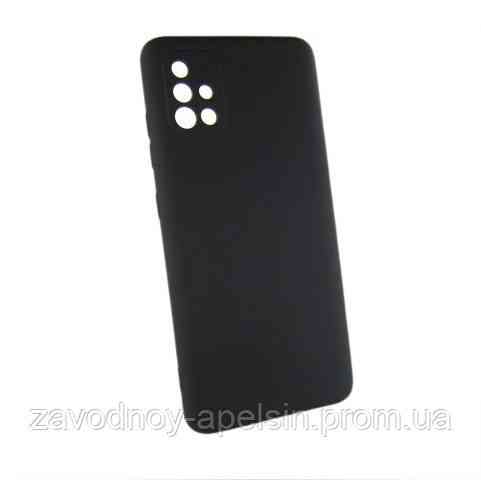 Samsung A51 A515 Силиконовый чехол Защита камеры (черный) Одесса