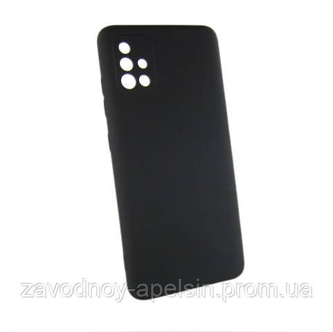 Samsung A51 A515 Силиконовый чехол Защита камеры (черный) Одесса - изображение 1