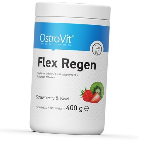 Для суглобів і зв'язок Ostrovit Flex Regen 400 g (Strawberry &amp; kiwi) Луцьк - фото 1