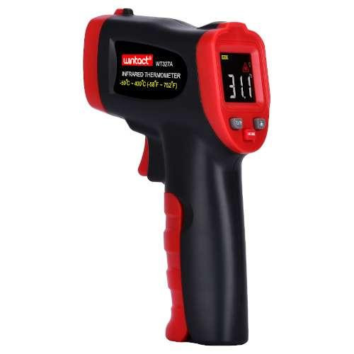 Безконтактний інфрачервоний термометр (пірометр) цв дисплей, -50-400°C, 12:1, EMS=0,1-1 WINTACT WT327A Чернігів - фото 1