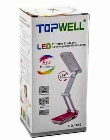 Акумуляторна настільна LED лампа Topwell 1019, синя. Вінниця