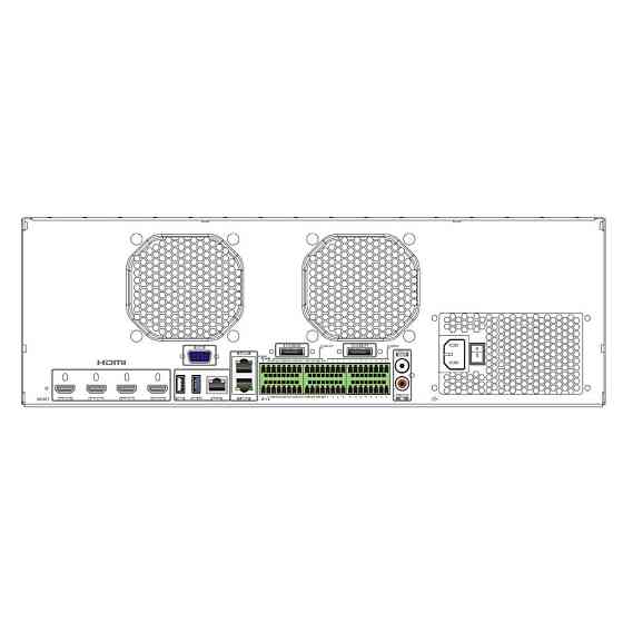 IP-відеореєстратор 128-канальний 16Mp TVT TD-33128H16-A3H-B (77-00349) Київ