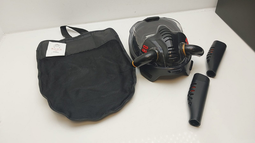 Повнолицева маска для снорклінгу з диханням через ніс HJKB (Б клас) Луцк - изображение 3