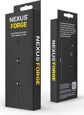 Подвійне ерекційне кільце-ласо Nexus FORGE, діаметр регулюється Sex Aura Київ