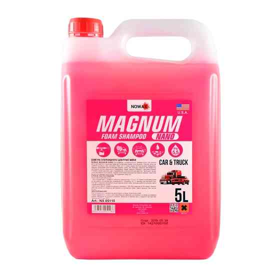 Шампунь Nowax Magnum Nano Foam Shampoo концентрат для ручной мойки 5л Львов