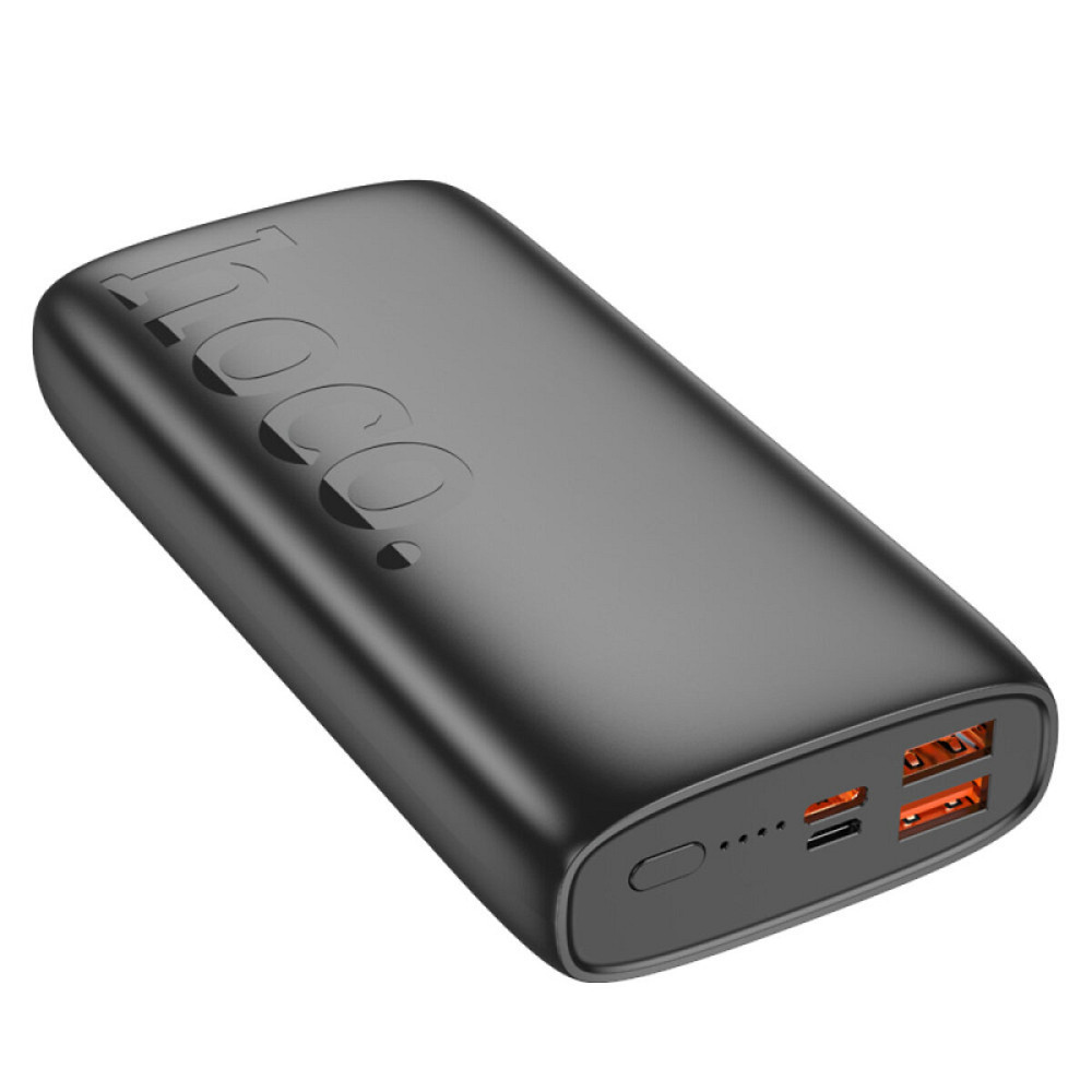 Зовнішній акумулятор HOCO J122A Respect 22.5W+PD20W fully compatible power bank(20000mAh) Black (6942007612630) Киев - изображение 3
