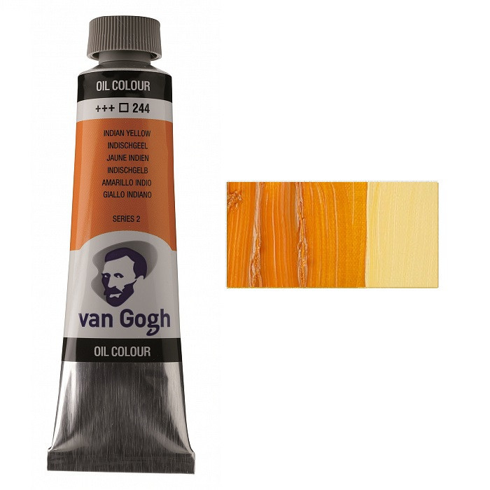 Фарба олійна VAN GOGH (244) Індійський жовтий 40 мл Royal Talens Київ - фото 1
