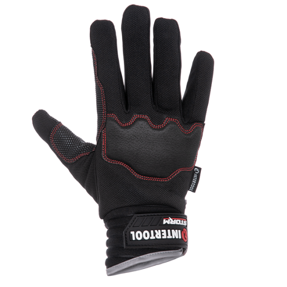 Перчатка из спандекса, антискользящее покрытие ладони, защита суставов пеноматериалом, усиление на большом и указательном пальцах, Киев