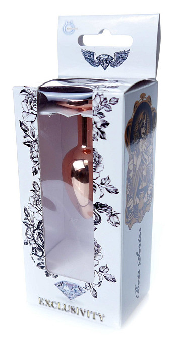 Анальная пробка Boss Series - Jewellery Red Gold PLUG Black S, BS6400111 Sex Aura Киев - изображение 7