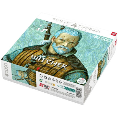 Пазл GoodLoot The Witcher Geralt of Rivia & Vincent van Gogh 1000 эл. (5908305247548) Винница - изображение 7