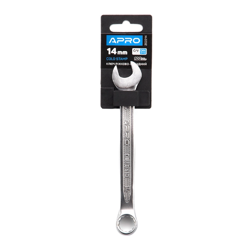 Ключ ріжково-накидний Холодний штамп DIN3113 CrV 14 мм Житомир