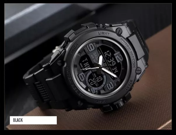 Чоловічий наручний годинник Skmei 1452 Чорний Київ - фото 4