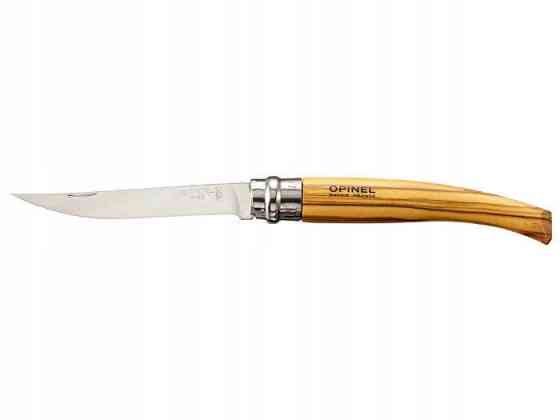 Кухонний Ніж філейний з чохлом у пеналі Opinel No.10 "Slim" (001090) Нержавіюча сталь Нововолинськ