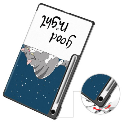 Чехол для планшета BeCover Smart Case Samsung Galaxy Tab S10 FE Plus (SM-X620/SM-X626) 13.1" Good Night (713387) Винница - изображение 9
