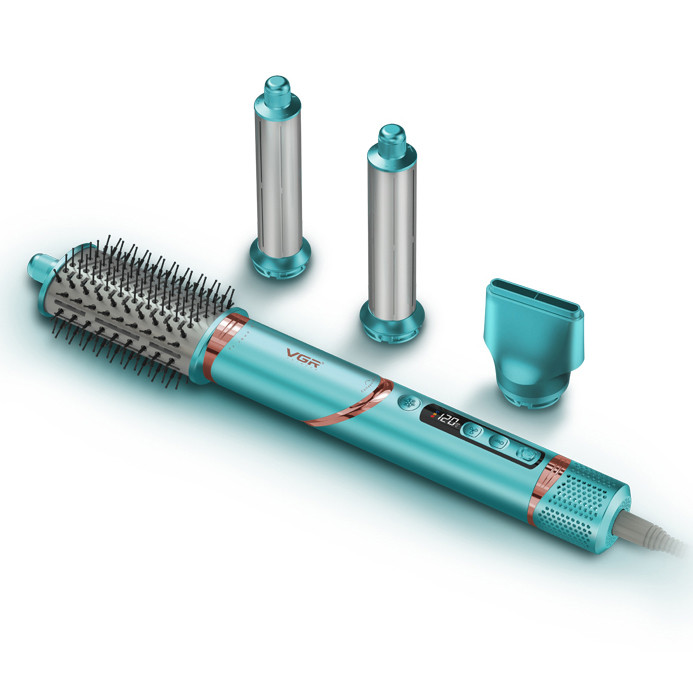 Фен для укладання волосся універсальний VGR, Класичний фен для волосся, Хороша фен-щітка обертова TF-85 Івано-Франківськ - фото 1