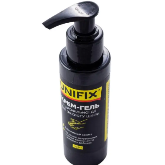 Рідкі рукавички 0,1 кг (флакон з дозатором) UNIFIX Житомир
