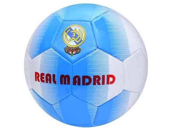 Мяч футбольный размер 5 ПВХ вес 280г голубо-белый EN 3314 REAL MADRID ТМ METR Киев