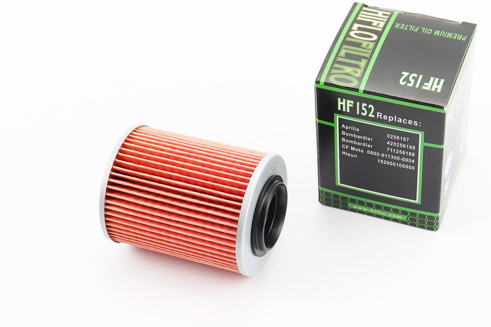 Фільтр-елемент масляний HF152 (56x74мм) APRILIA ETV/RSV/SL1000, Bombardier ATV 330/400/650/800 Outlander, Can-Am ATV 400/500/650/800 Outlander Бершадь - изображение 1